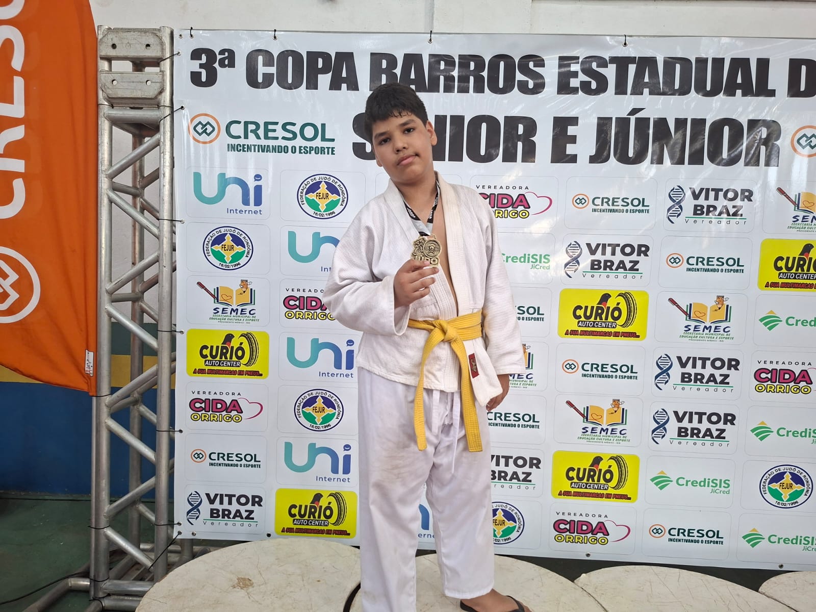 David Luiz da Silva Amorim (Prata) SUB-13 MASCULINO MEIO-PESADO (-66kg)