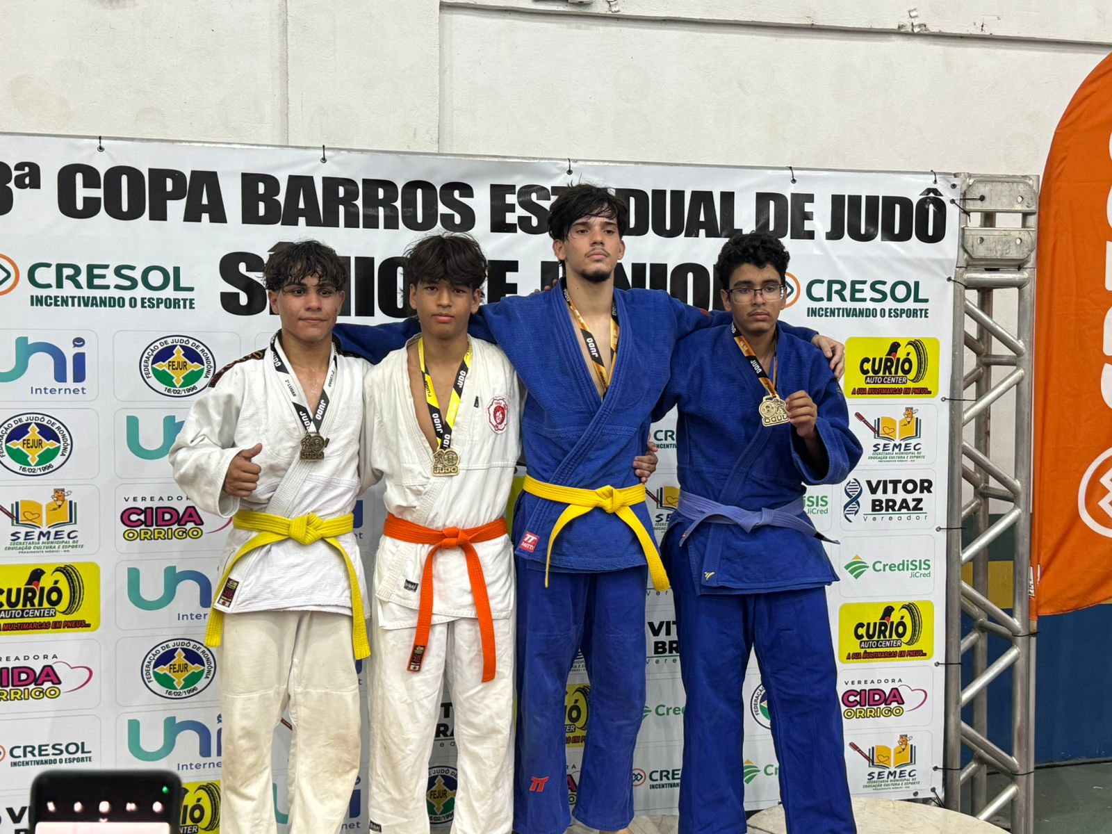 Nicolas Gabriel da Silva Amorim(Ouro) CADETE MASCULINO MEIO-MÉDIO (-73kg)